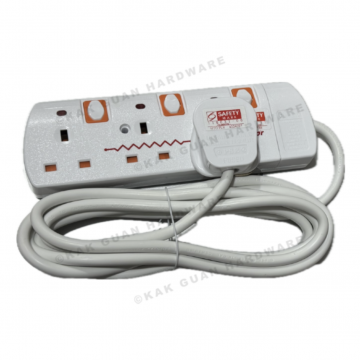 PSE 9833-3M 3WAY 3M Extension Socket With Surge Protector