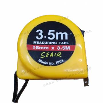 SEAIR TP03 3.5M X 16MM YELLOW MEASURING TAPE