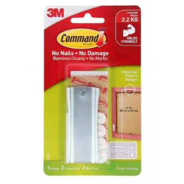 3M COMMAND 17047 METAL UNIVERSAL PICTURE HANGER